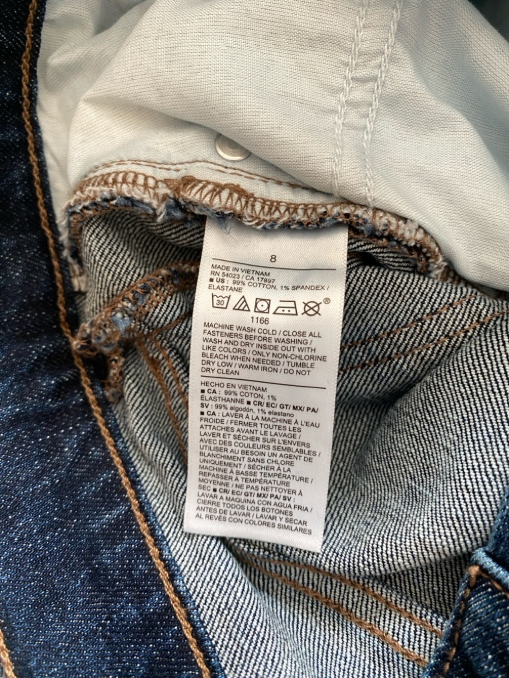 Old Navy Evie High Rise Barrel Leg Dark Wash Trending Jeans Size 8 - Picture 10 of 16